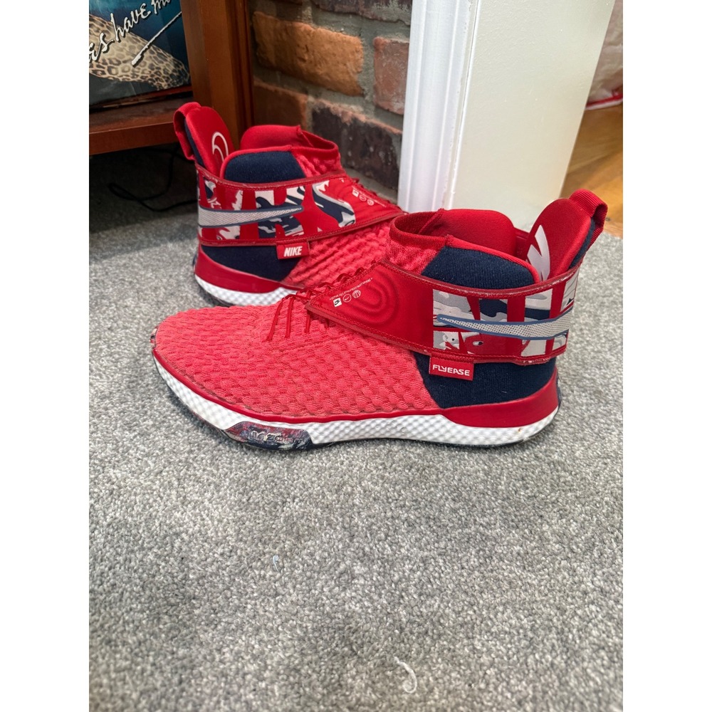 Nike LeBron Soldier 13 FlyEase University Red White Mens 10